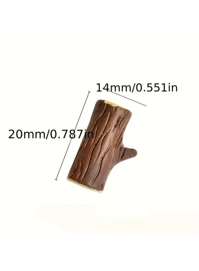 DIY Mini Resin Tree Stump Models Small Ornaments Vintage Style Home Decor Gifts - Image 3